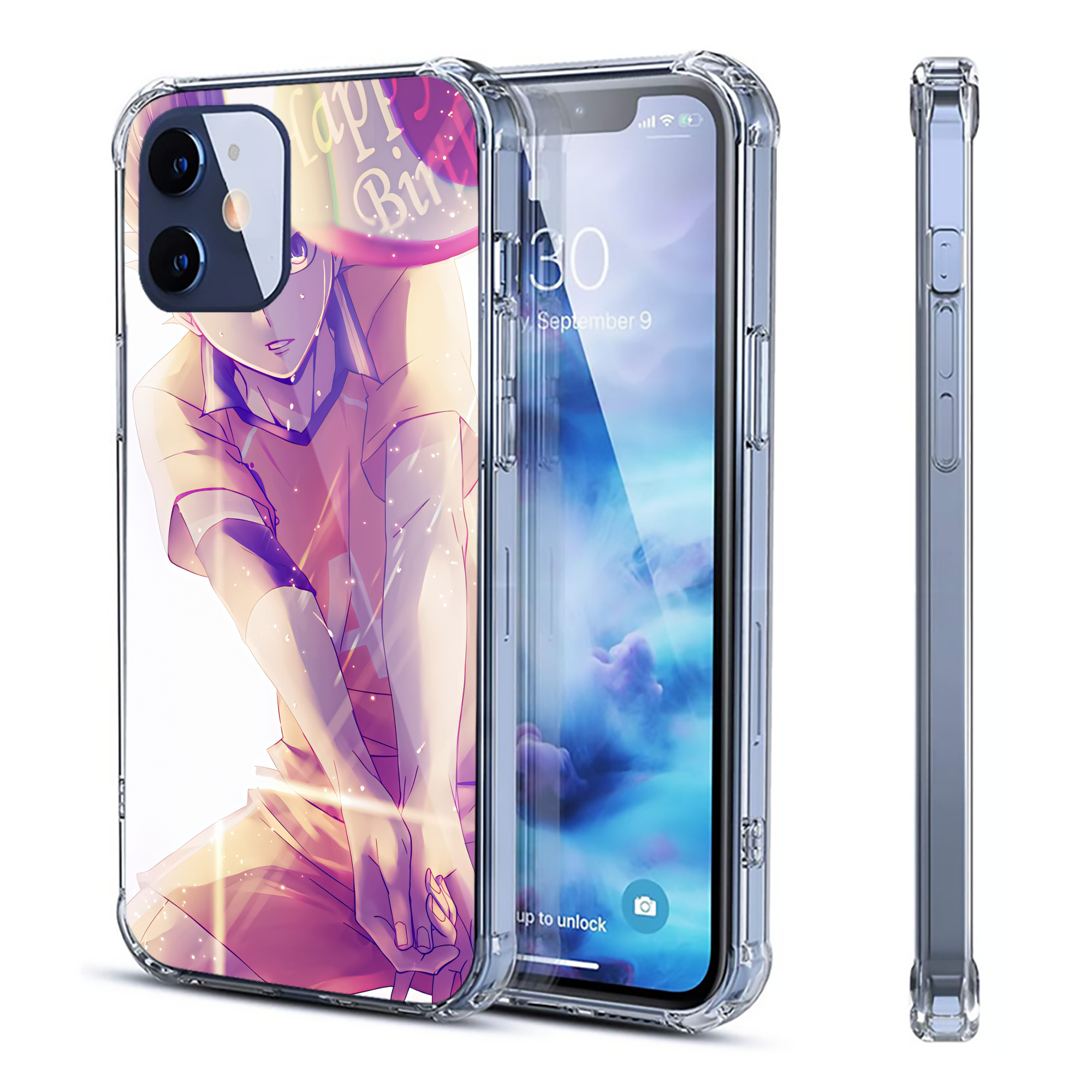 （画像用） ハイキュー!! Haikyu!! 【iPhone 12シリーズ対応】透明スマホケース（クリアソフトケース）